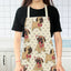 Pug Print Kitchen Aprons Unisex