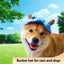 Summer Dog Hat, Wear-resistant Breathable Bucket Hat