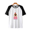 Pug Dog Raglan Short Sleeve