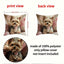 4-Pack Yorkshire Terrier Dog Throw Pillow Covers