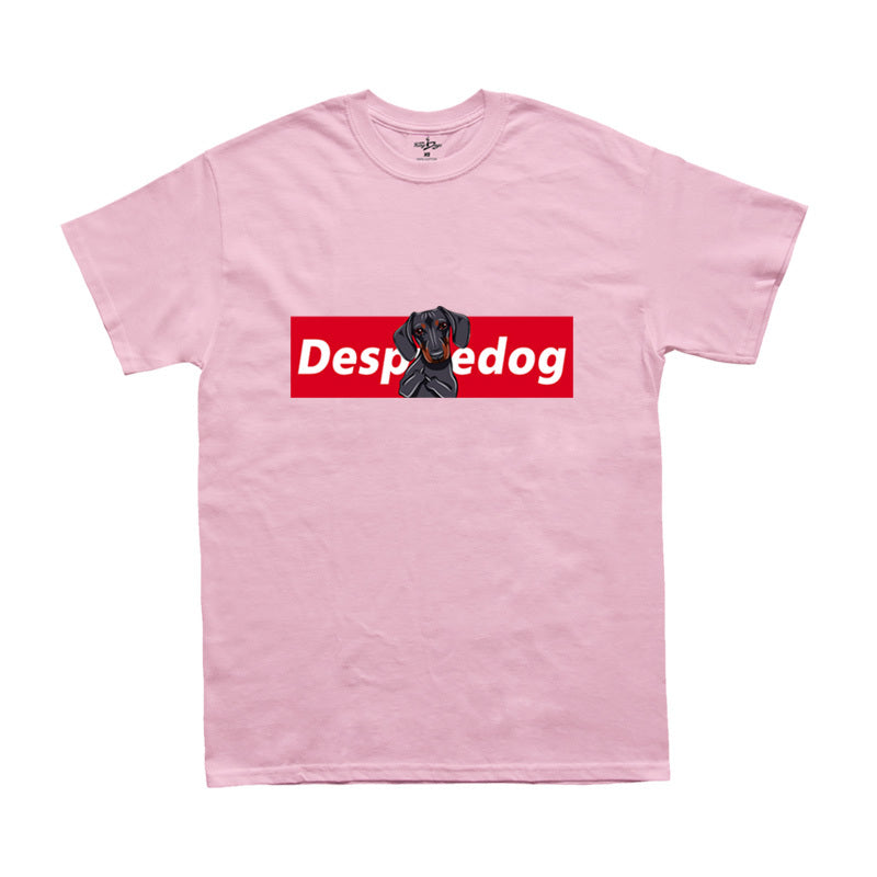 Dachshund pattern T-shirt