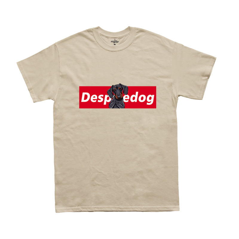 Dachshund pattern T-shirt