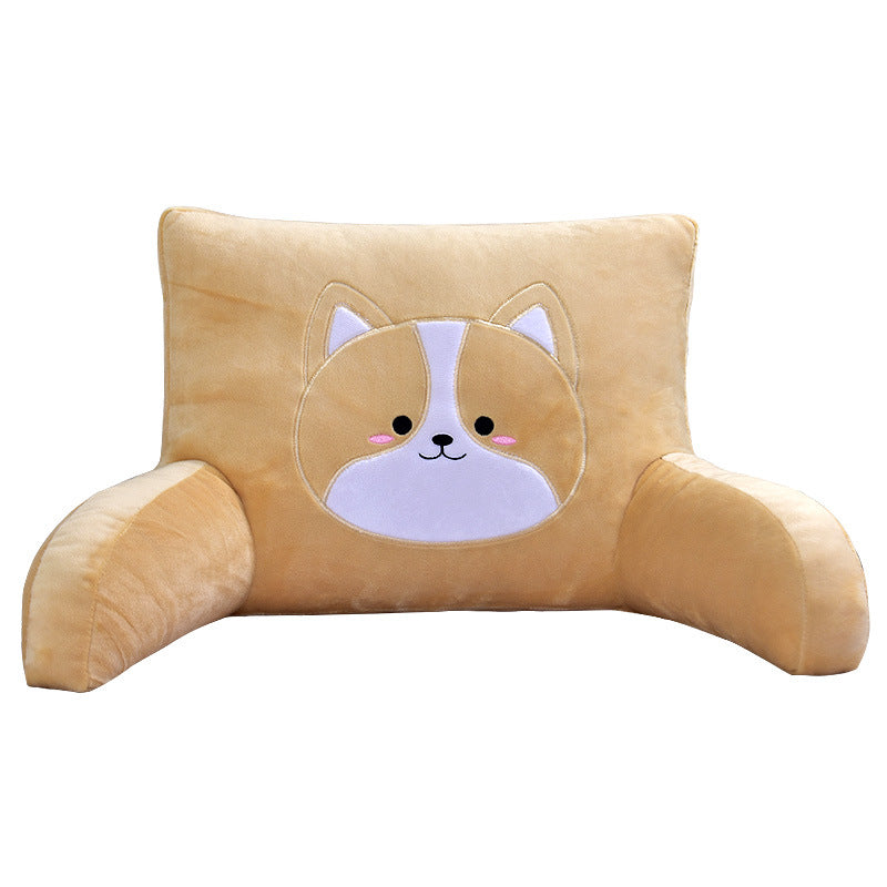 Corgi Cartoon Car Headrest Neck Pillow Pair