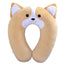 Corgi Cartoon Car Headrest Neck Pillow Pair