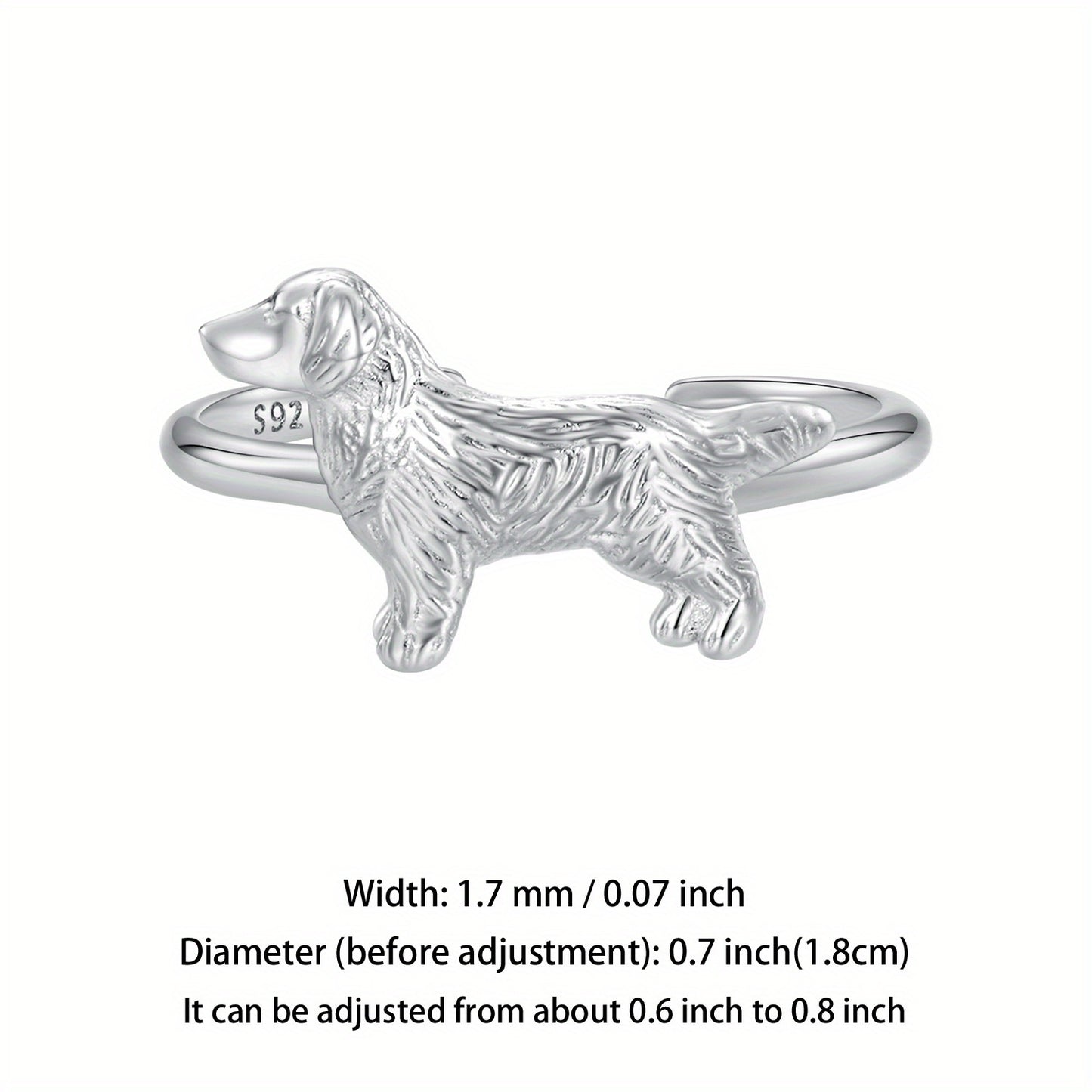 Golden Retriever Ring for Women