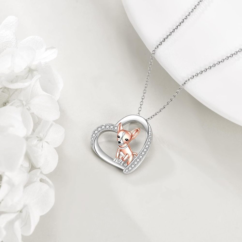 Charming Chihuahua Pendant Necklace