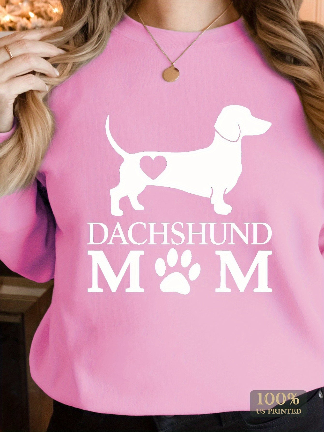 DACHSHUND MOM women's sweatshirts