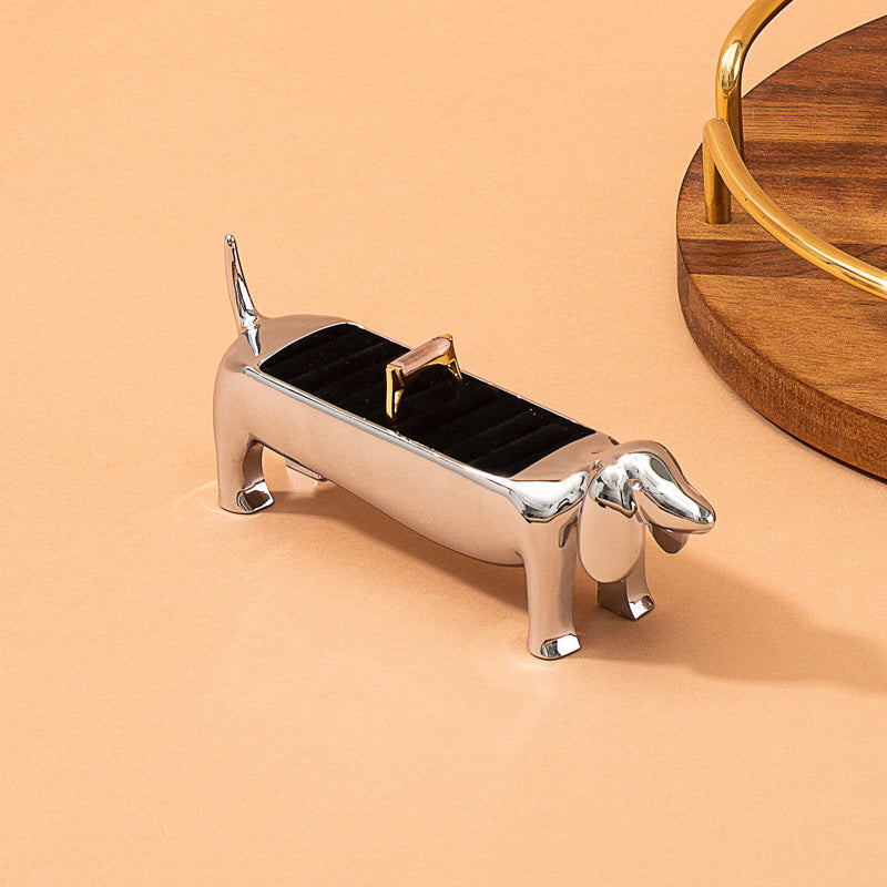 Dachshund Ring Setting