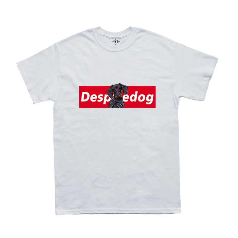 Dachshund pattern T-shirt