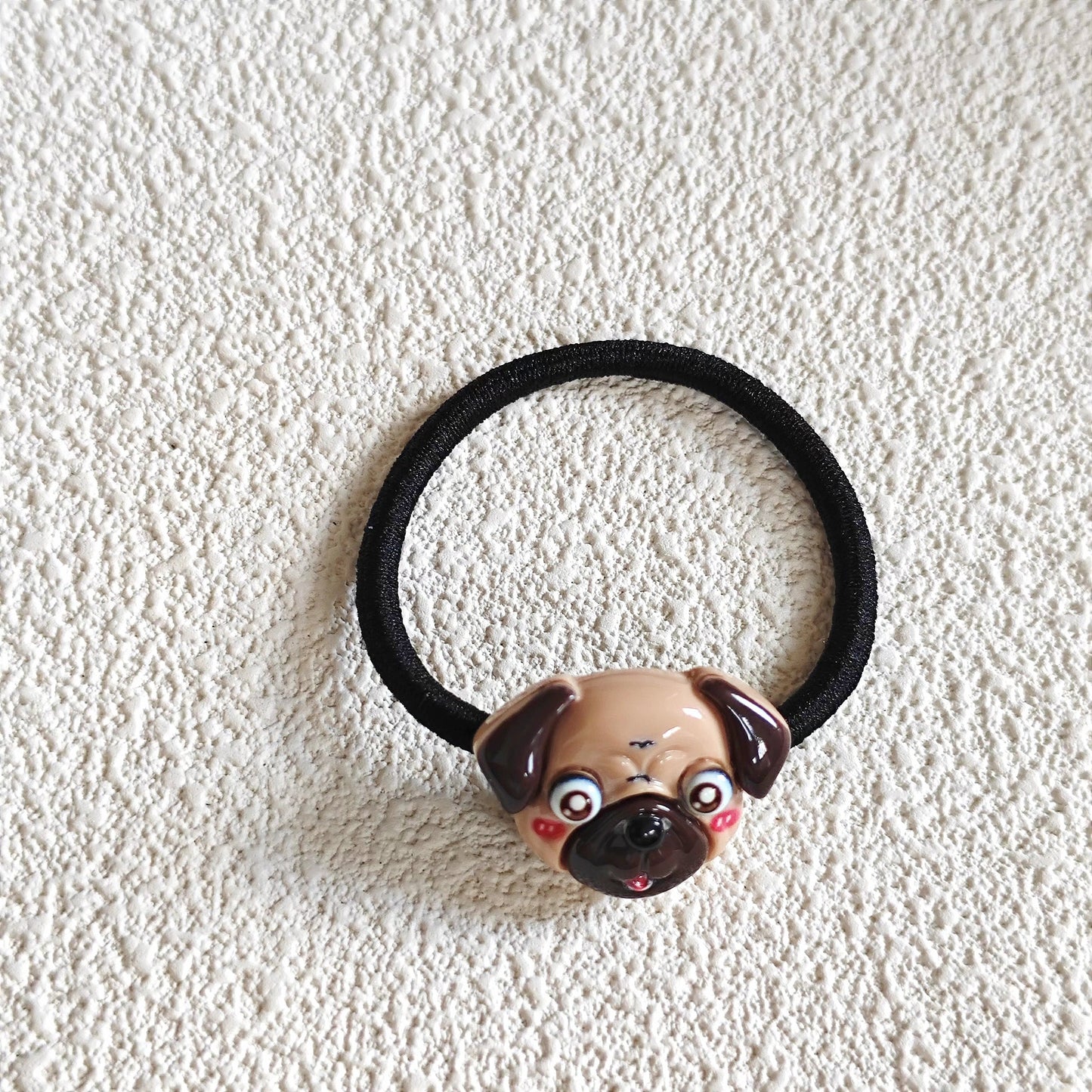 4 Pcs Pug Hair Ties For Pug Mom