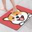 Corgi Teddy Diatoms Mud Absorbent Non-slip Floor Mat