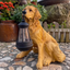 Golden Retriever Garden Resin Handicrafts Solar Hanging Lights