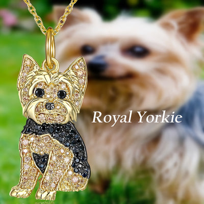 Yorkie Pendant Necklace