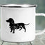 Dachshund Printing Enamelled Cup Mug