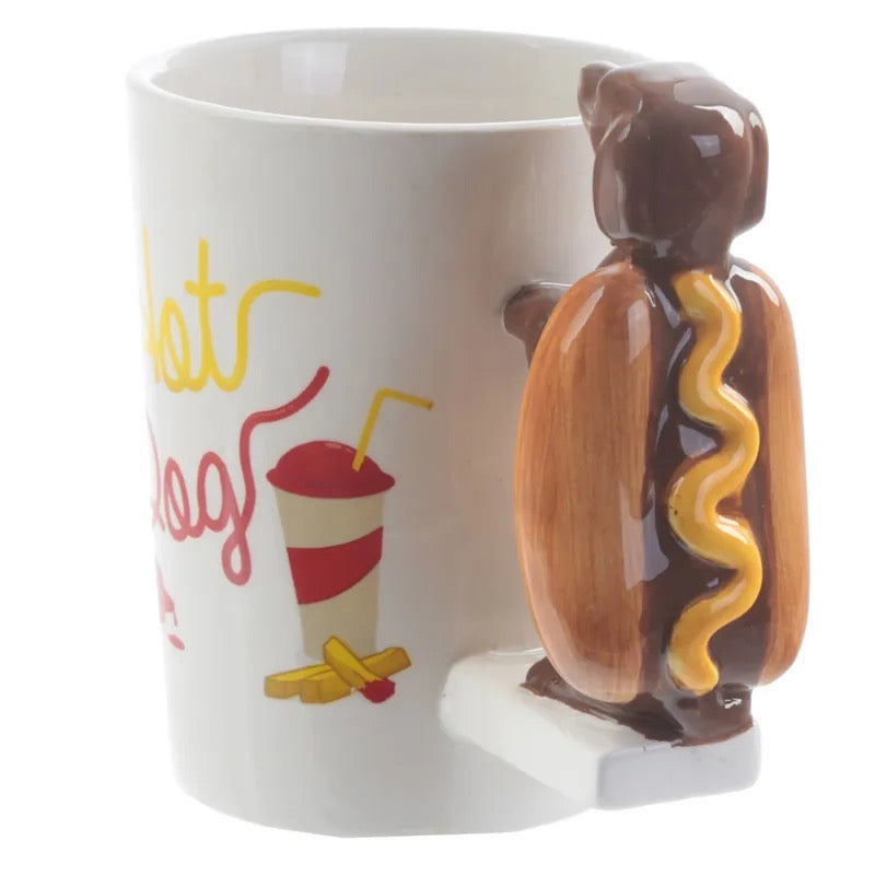 Dachshund Sausage Dog Handgrip Ceramics Mugs