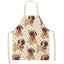 Pug Print Kitchen Aprons Unisex