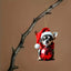 Mischievous Chihuahua in Santa Keychain