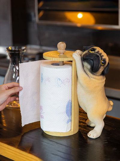 Pug Creative Kitchen Paper Towel Holder