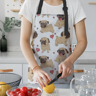 Pug Apron, Over sleeve Gloves & pad.