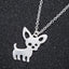 Chihuahua Pet Pendant Necklaces for Women Gifts