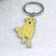 Golden Labrador dogs Key Ring