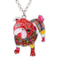 Pug Dog Necklace Pendants Chain For Women