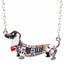 Dachshund Dog Choker Necklace Alloy Pendant For Women