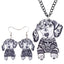 Dachshund Dog Necklace Earrings Jewelry Sets  For Women Girl