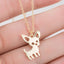 Chihuahua Pet Pendant Necklaces for Women Gifts