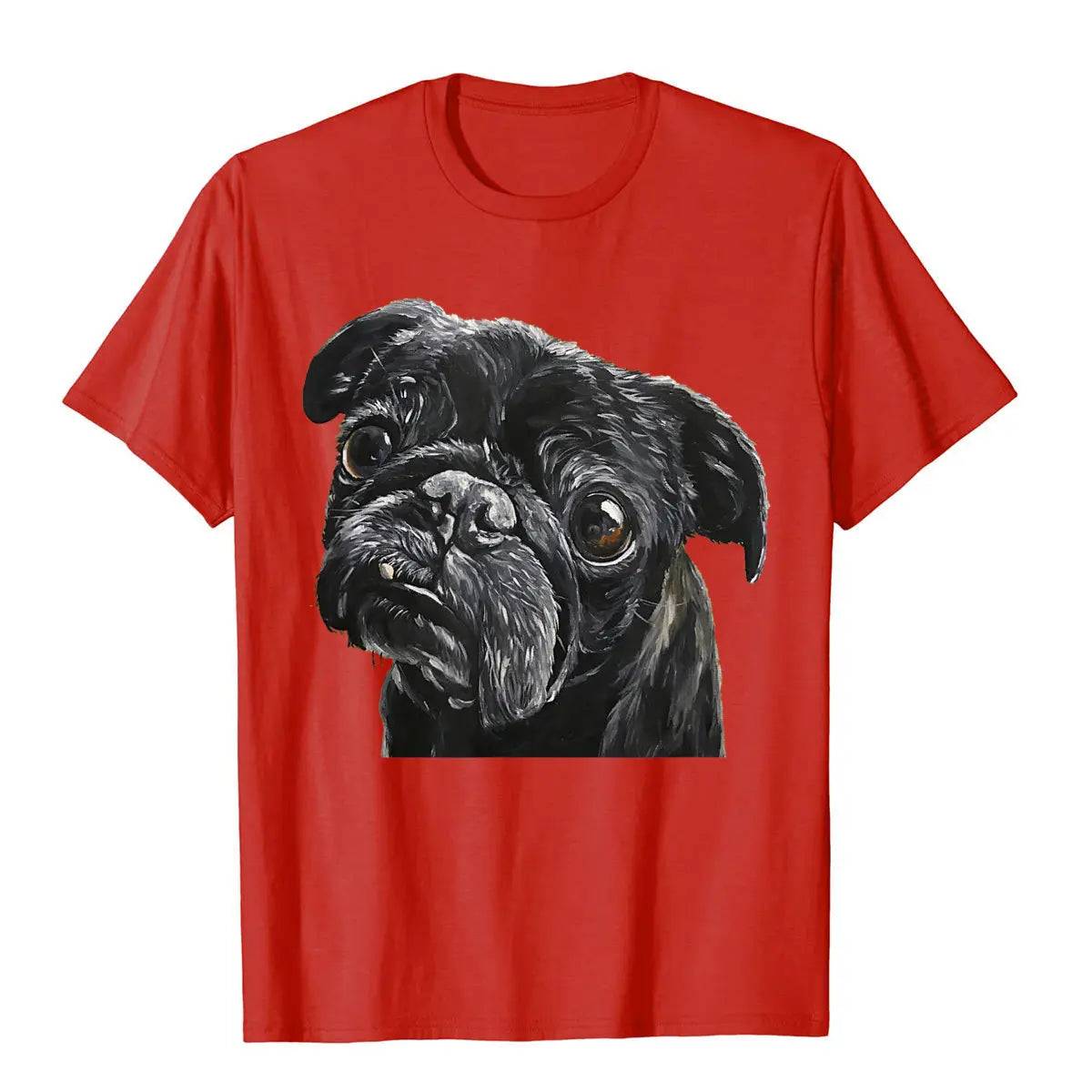 Pug Black T-Shirt