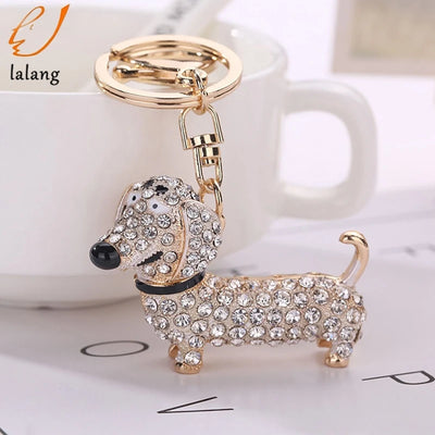 Dachshund Lovers Car Keychain Key Chain Charm Pendant