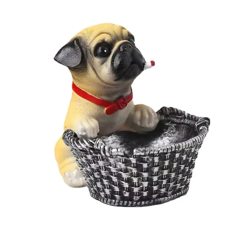 Cute Pug Ashtray Home Decoration