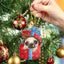 Festive Wall Hanging Ornament Pug Decoration for Home Holiday