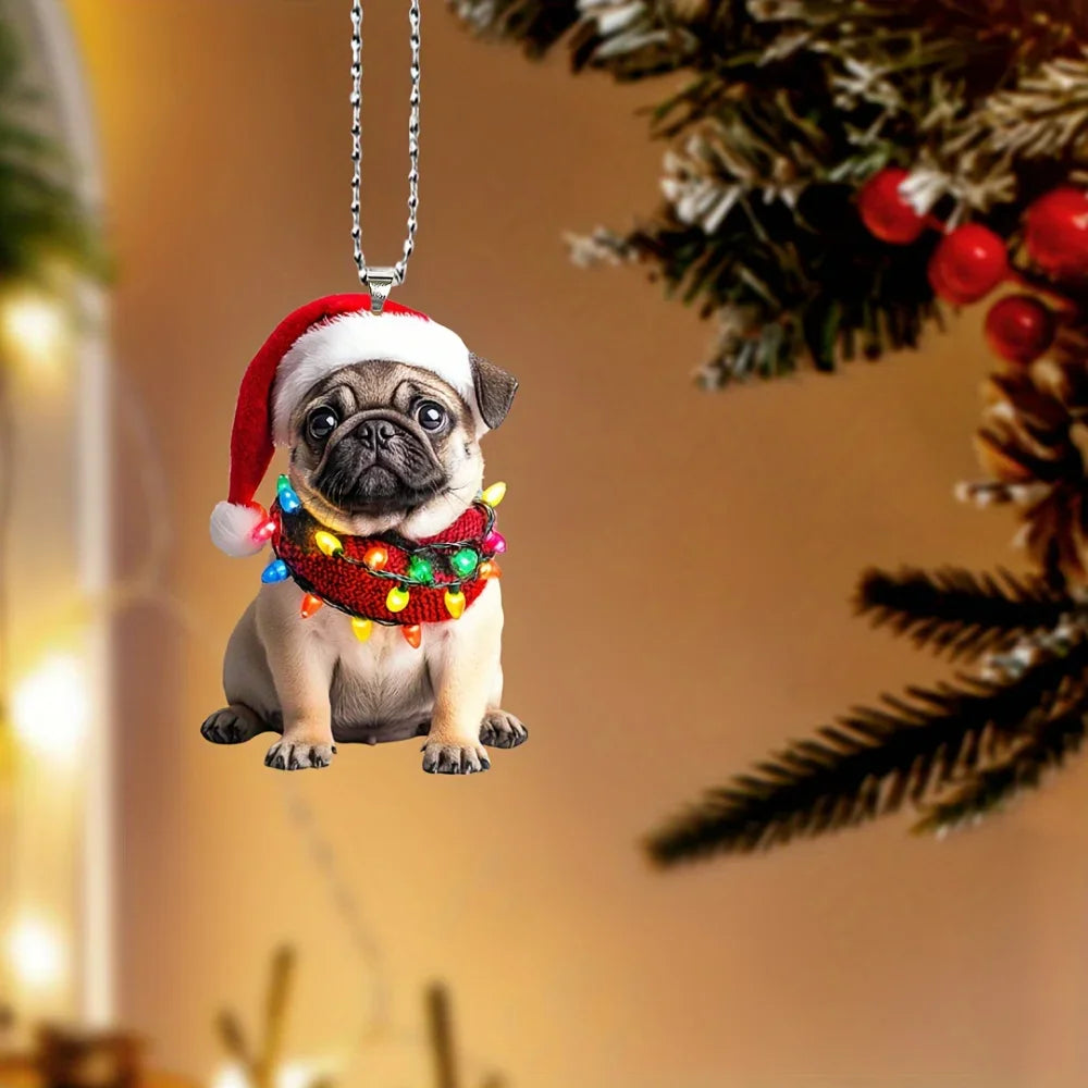 Charming Pug Christmas Home ,Gift & Decor