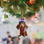 Dachshund Lover Car Hanging Home Tree Pendant Christmas Tree Pendant Lights