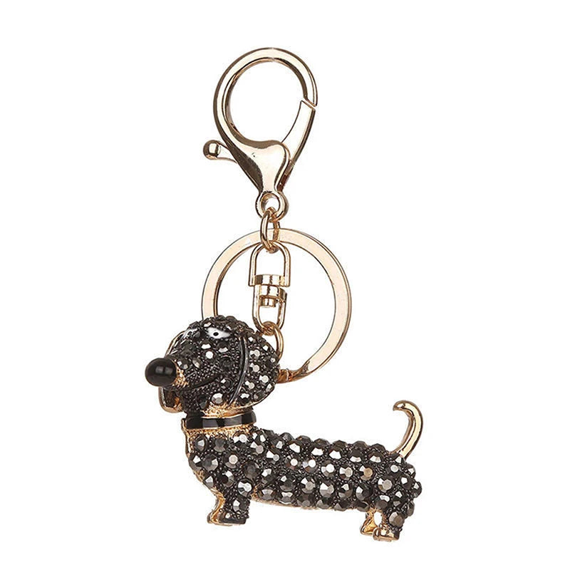 Dachshund Lovers Car Keychain Key Chain Charm Pendant