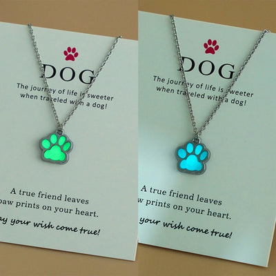 New Luminous Necklace Dog Lovers Gift For Friends