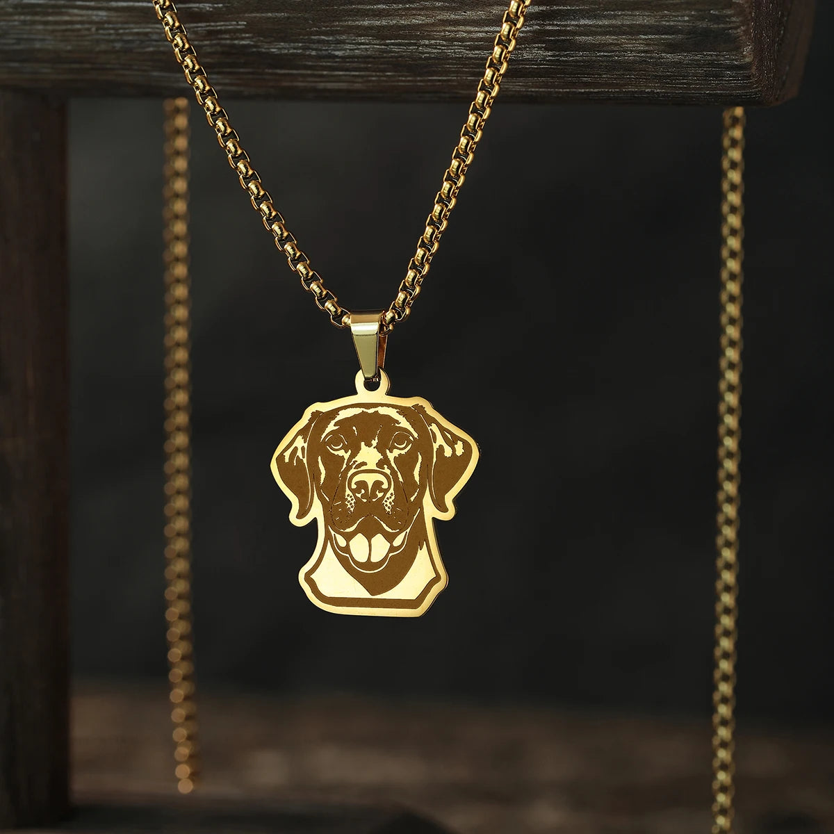 Golden Retriever Pendant Necklace for Women