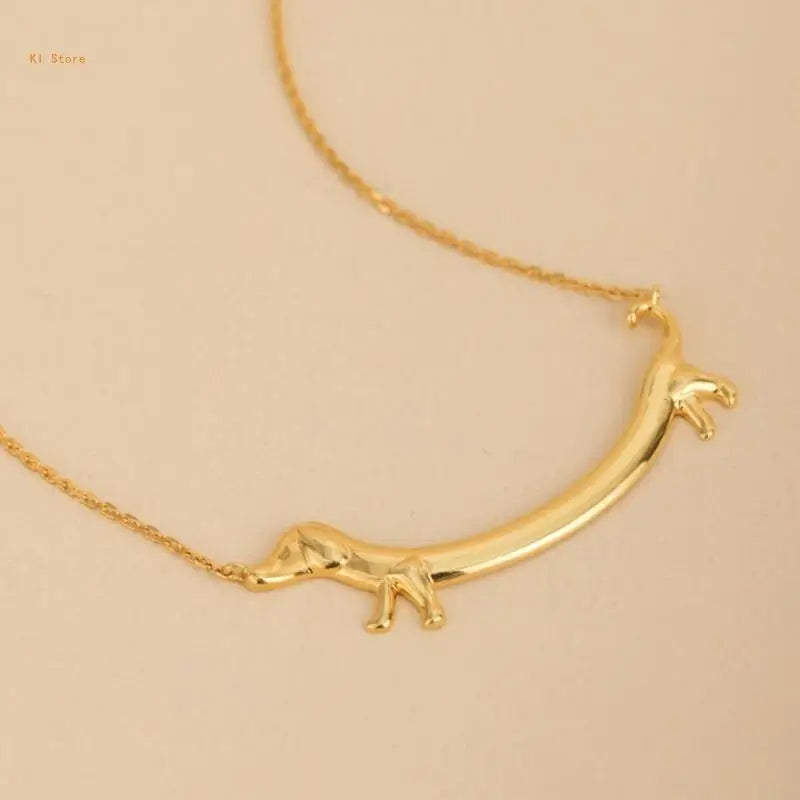 Dachshund Dog Necklace For Women