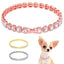 Bling Diamond Dog Chain Collar For Chihuahua