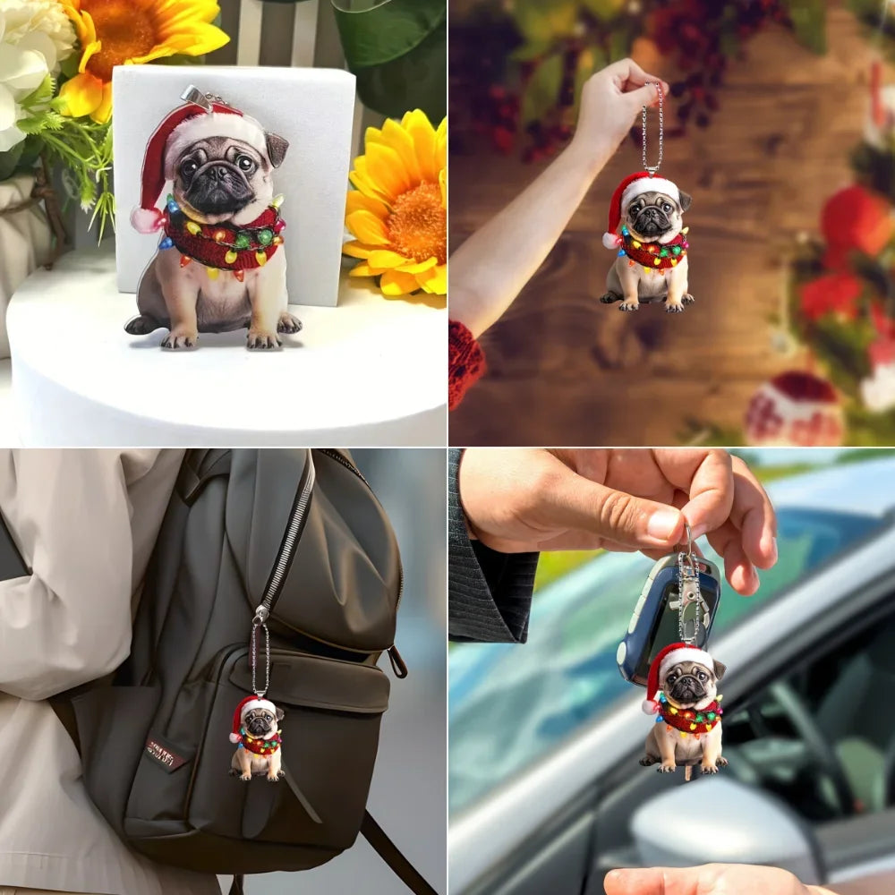 Charming Pug Christmas Home ,Gift & Decor