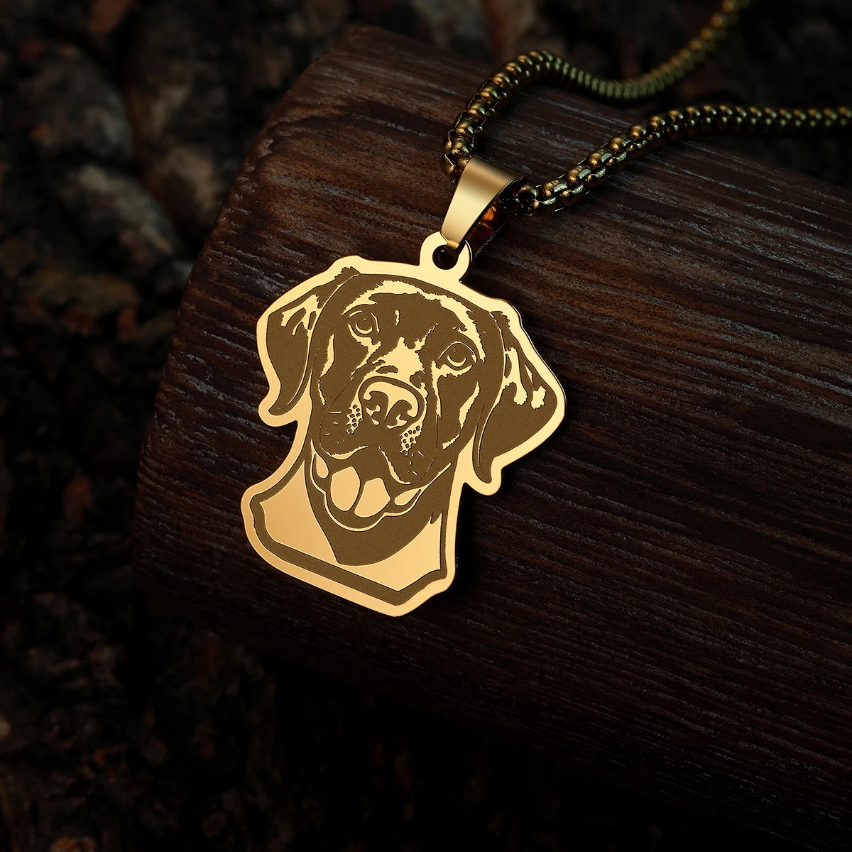 Golden Retriever Pendant Necklace for Women