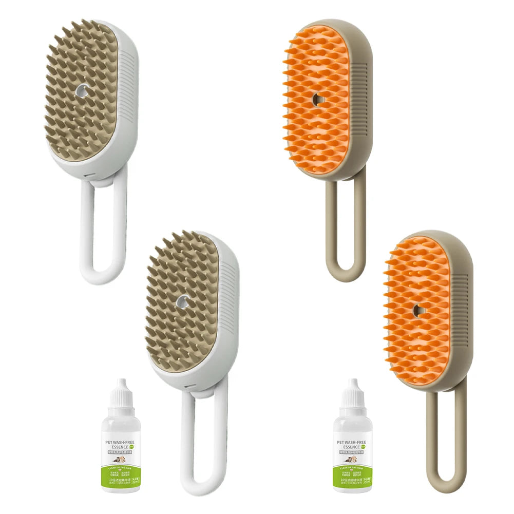 Steam Brush Electric Spray Massage Removal Pet Grooming Combs