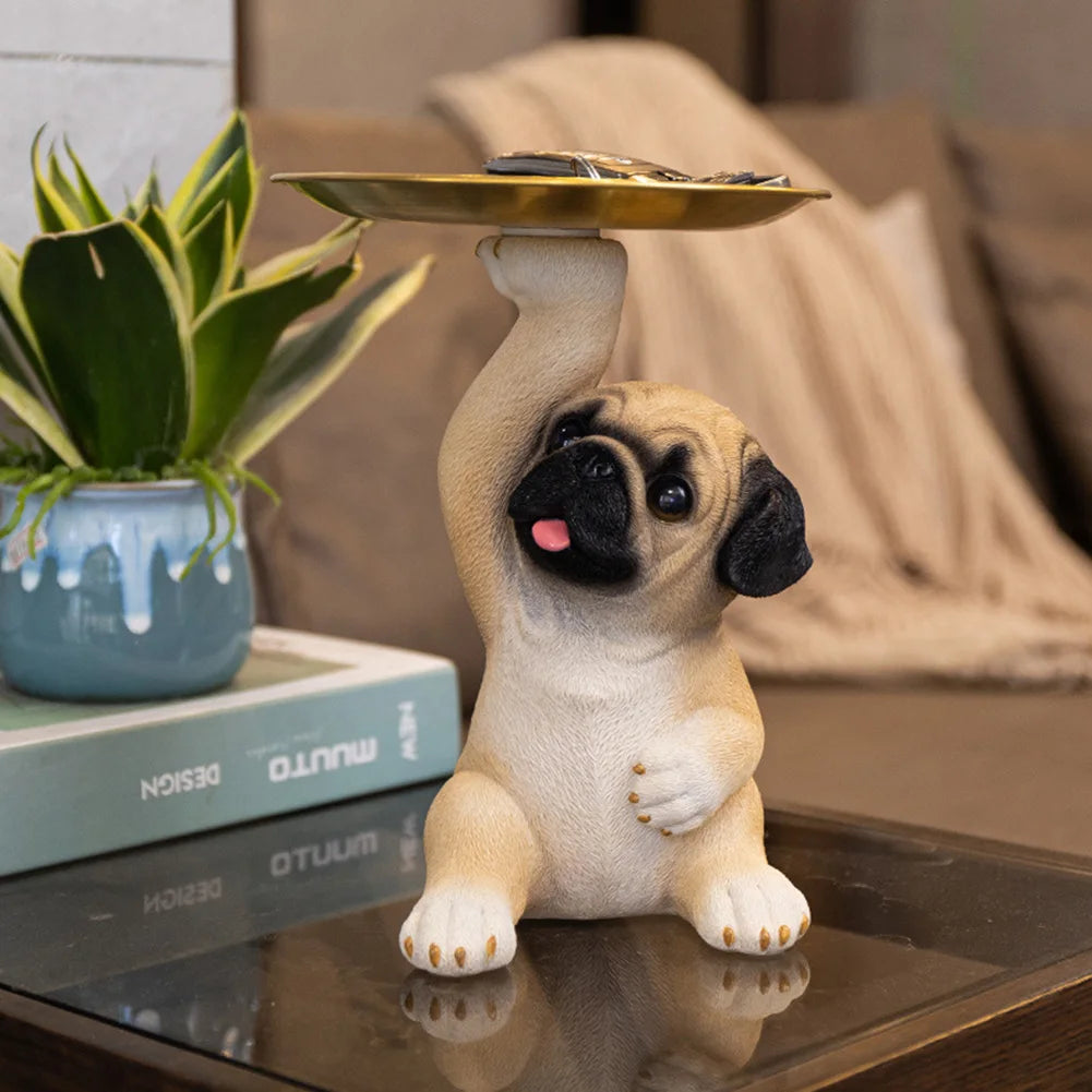 Pug Dog Ornaments Resin Crafts Decorative