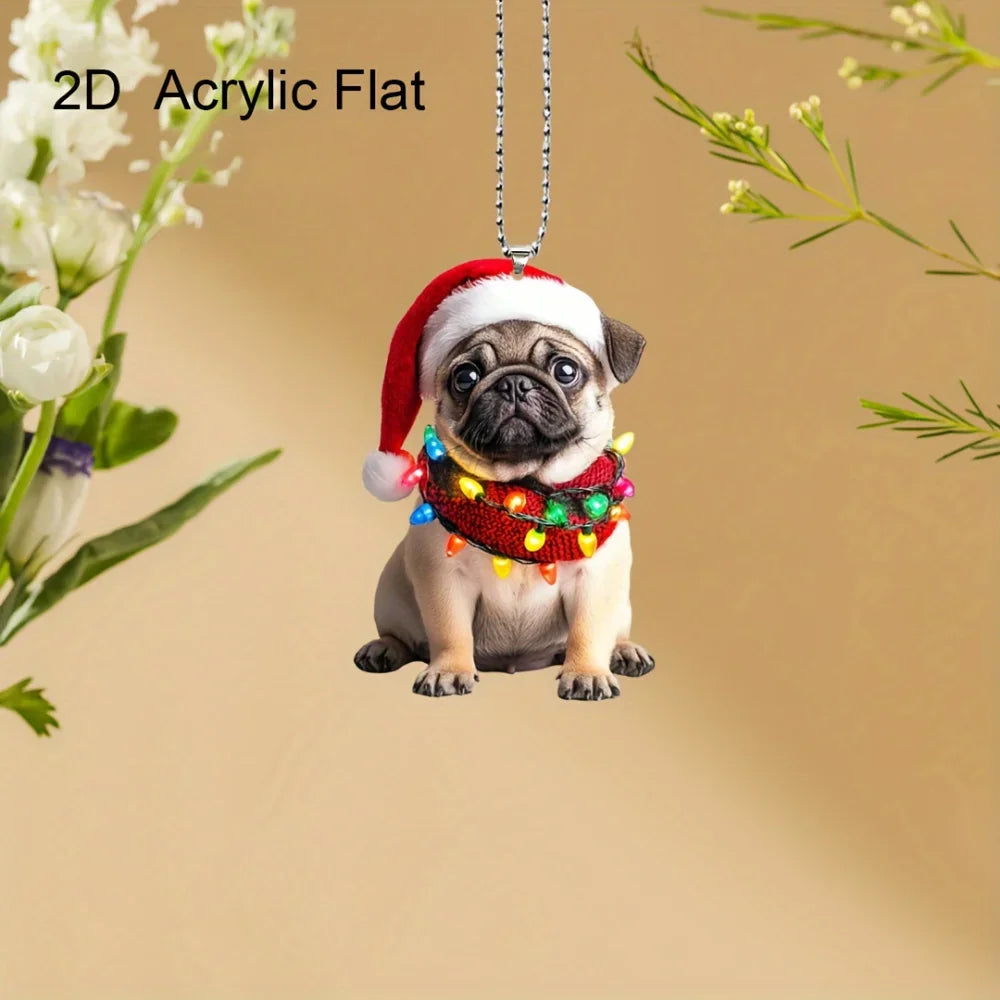 Charming Pug Christmas Home ,Gift & Decor