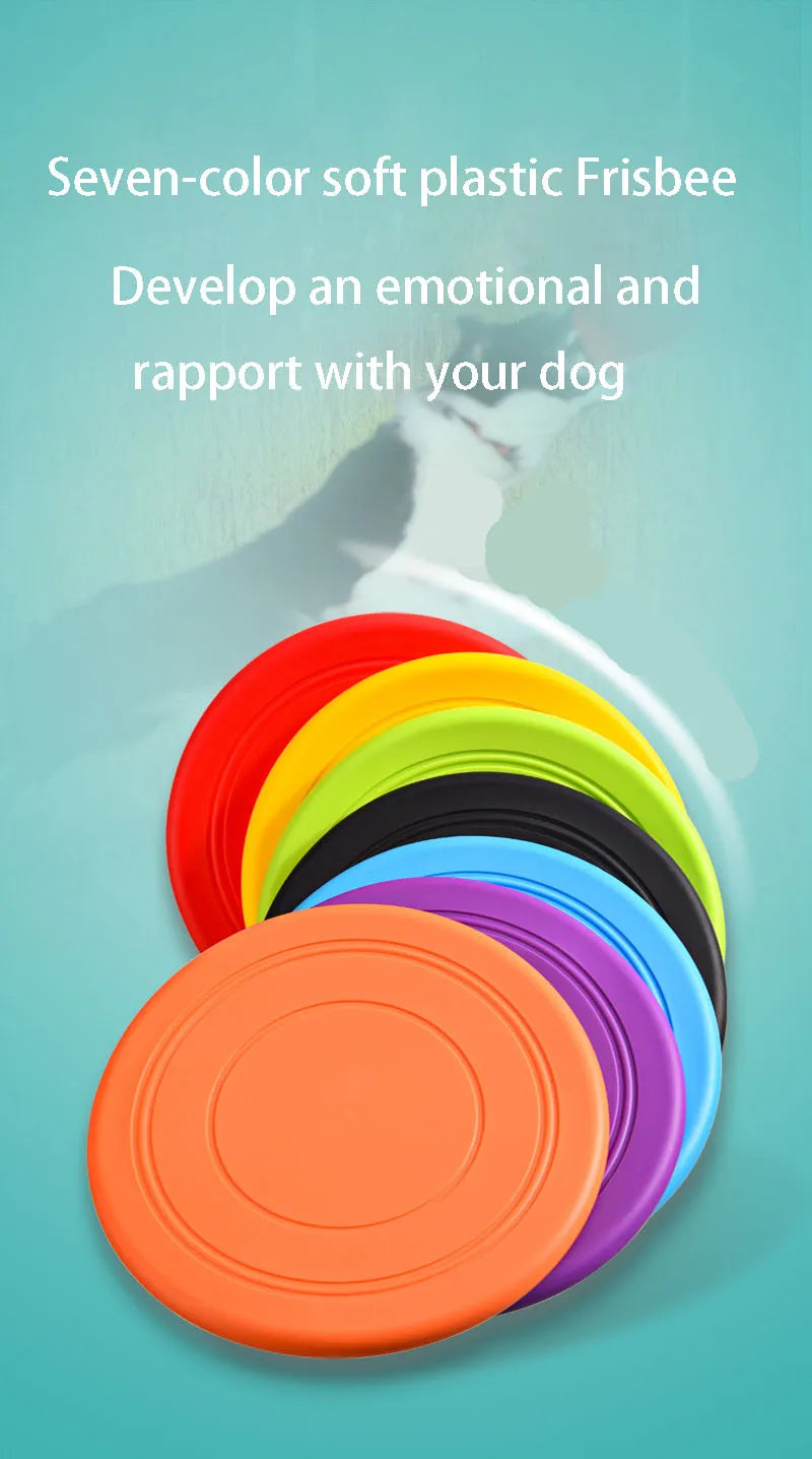 Silicone Flying Saucer Toy For Dog