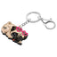 Pug Dog Key Ring