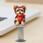 1pc Acrylic Yorkshire Terrier Dog Dashboard Ornament