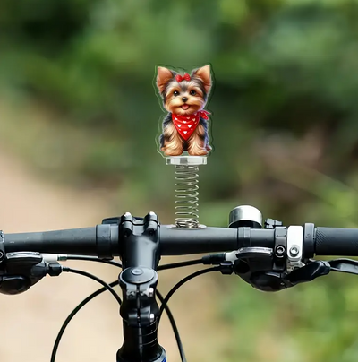 1pc Acrylic Yorkshire Terrier Dog Dashboard Ornament