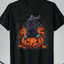 Black Pug Dog Pumpkin Halloween T-Shirt